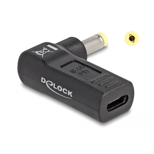 DELOCK Adapter Notebook Ladekabel USB Type-C Buchse zu HP