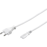 Kabel zasilający MicroConnect C7, 5m, biały (PE030750W)