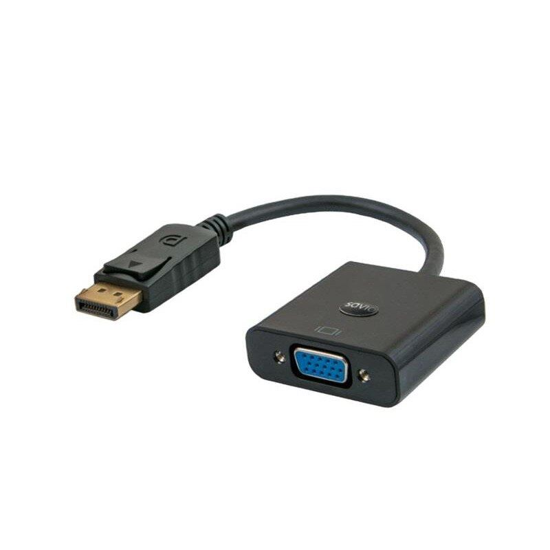Savio CL-90/B DisplayPort  VGA adapter (CL-90/B)