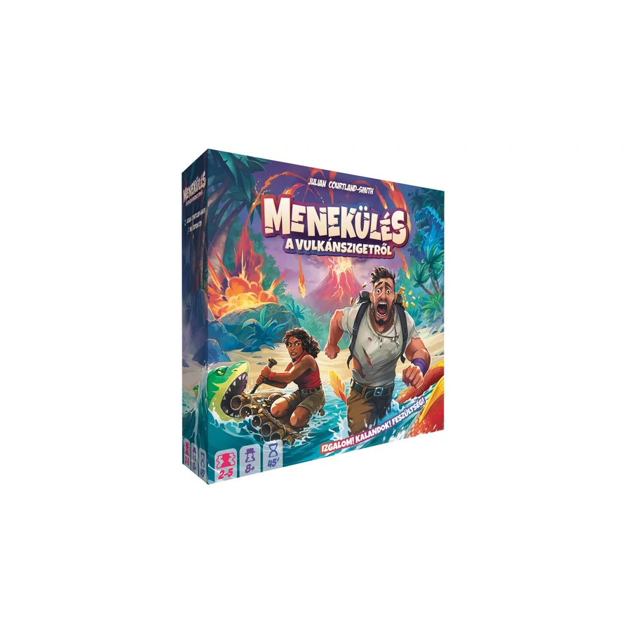 Gém Klub Menekülés a vulkánszigetről konfrontatív családi társasjáték (ASM34704)