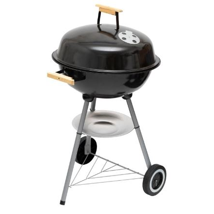 HOME fedeles gömbgrill, fekete, GR02 (GR02)