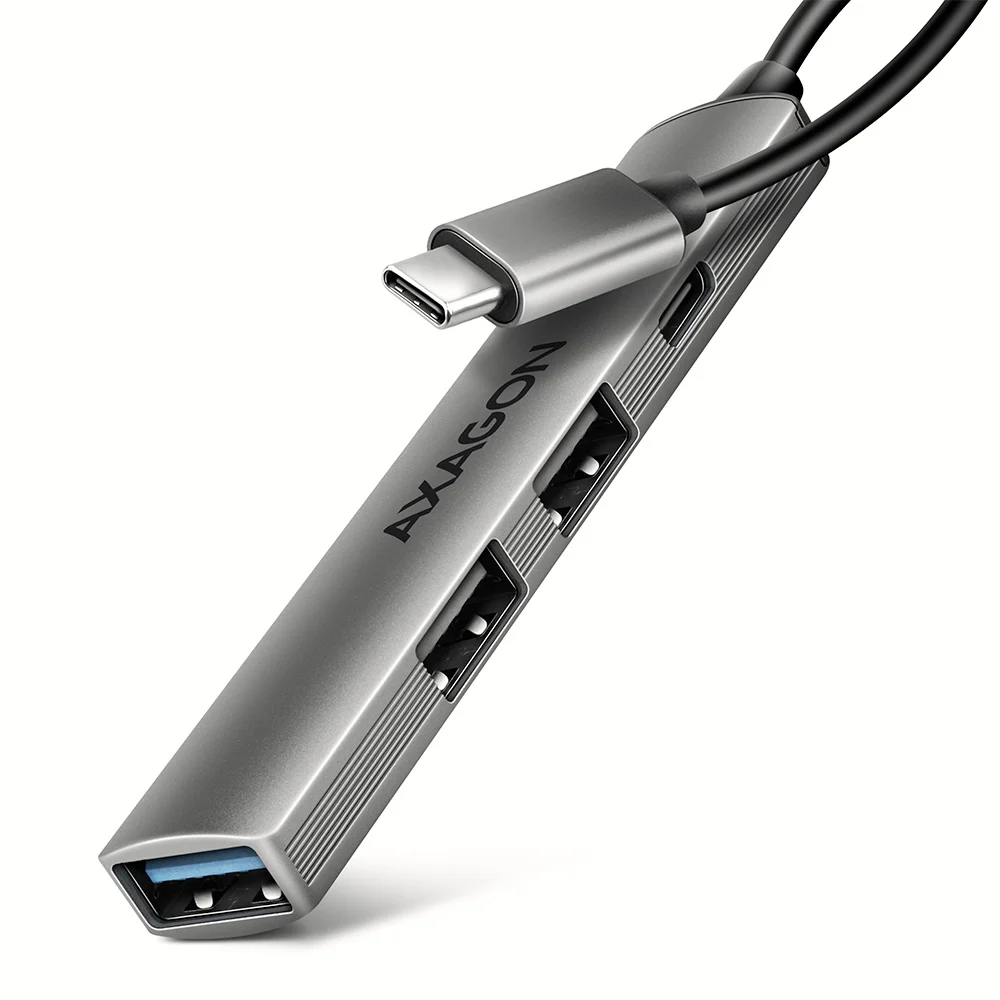 AXAGON HUE-STC ALU STRIP USB-C 4 port hub (HUE-STC)