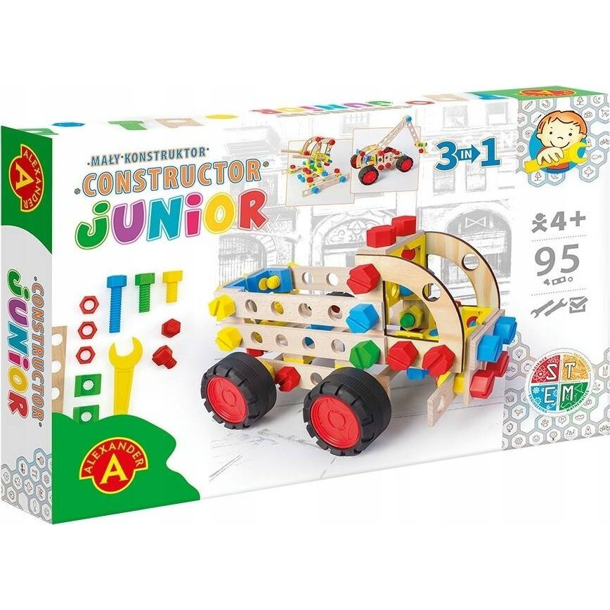 Alexander Constructor Junior 3 az 1-ben építőjáték Teherautó (2820 ALX) (2820 ALX)