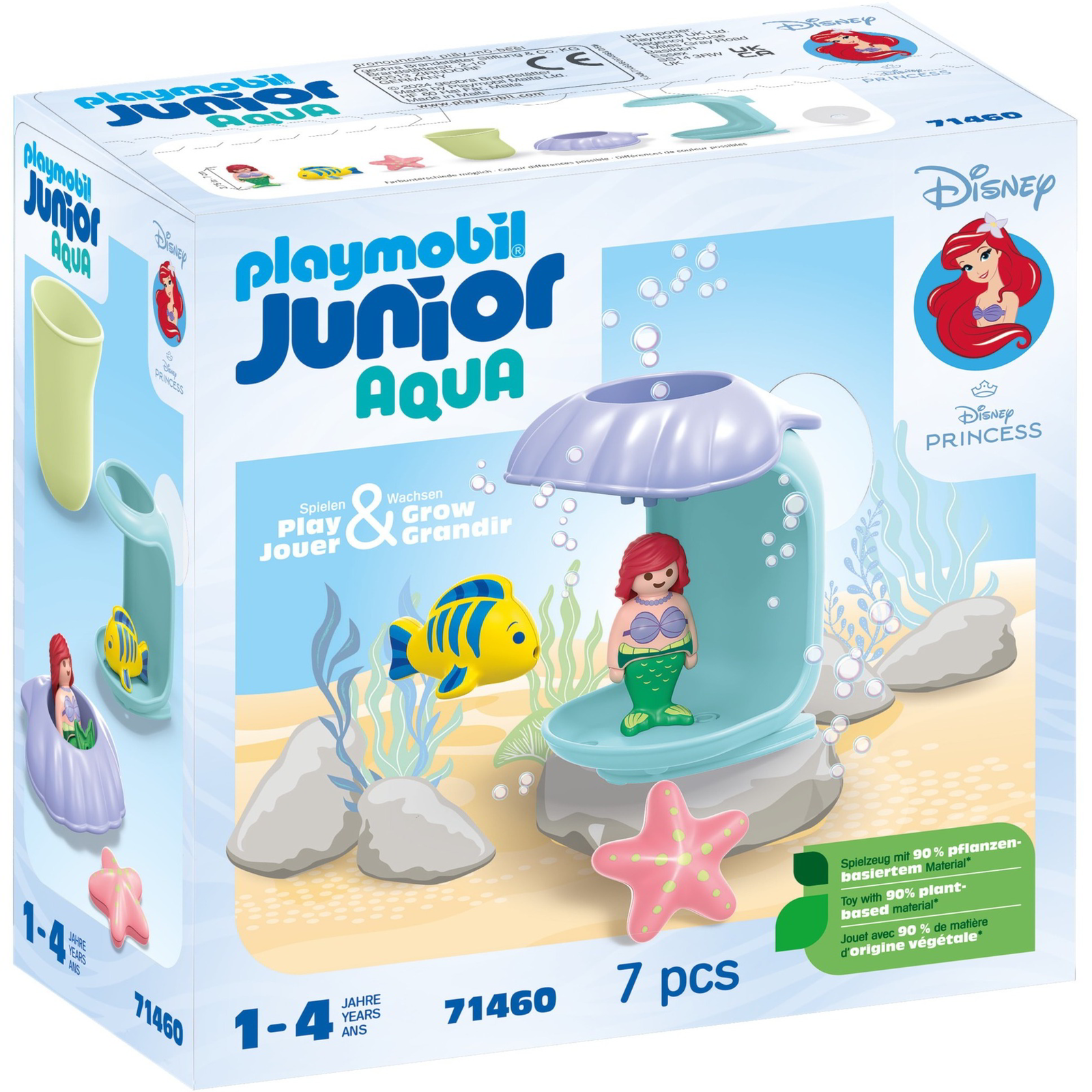 Playmobil 71460 Junior - Aqua Disney Arielle Kagylózuhany építőjáték (71460)