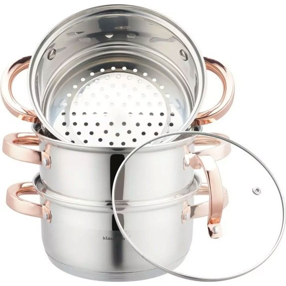 Klausberg GARNEK NA PARĘ KLAUSBERG 4 ELEM. 18cm KB-7726 ROSE GOLD