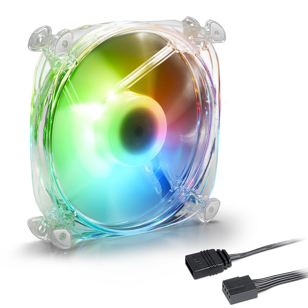 Sharkoon SHARK Disc PWM 12cm ház hűtő ventilátor (4044951034314) (4044951034314)