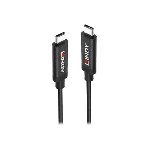 Lindy 43308 USB-kabel USB 3.2 Gen 2 (3.1 Gen 2) 5 m USB C Sort