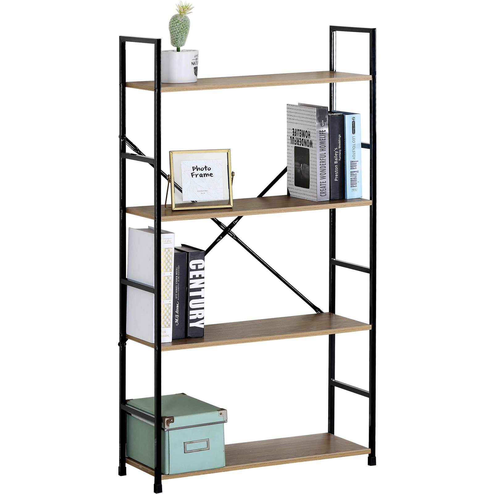 GD-224 Polc, 235 x 112,5 x 23,5 cm, Oak (GD-224 OAK)