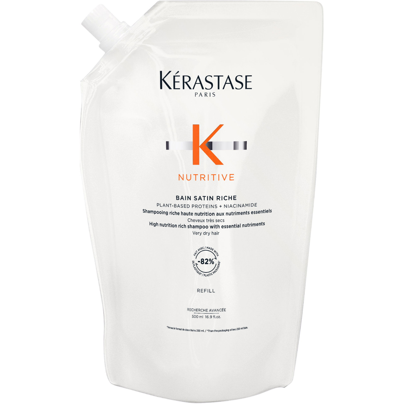 KÉRASTASE Nutritive Bain Satin Riche Refill Pouch 500ml (3474637231828)