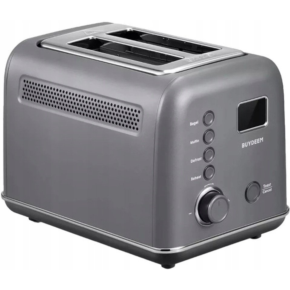 BUYDEEM 2 Slice Automatic Metal Toaster, model DT730E, color Ink Grey, EU (DT730E-IG/EU)