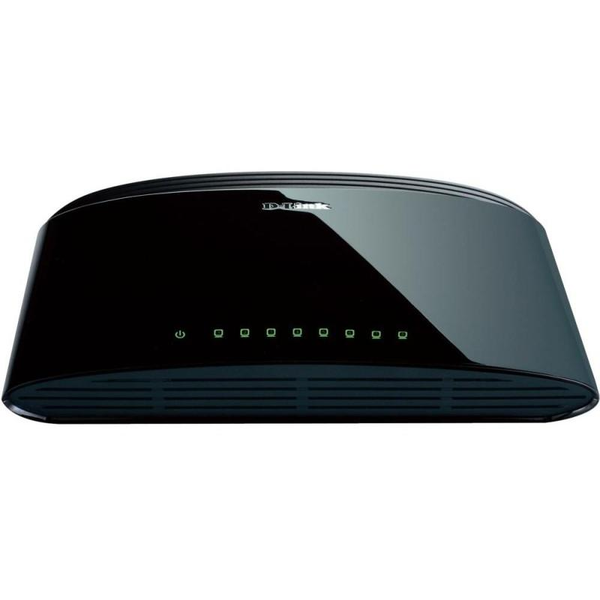 D-Link DES-1008D Nespravované Fast Ethernet (10/100) Čierna