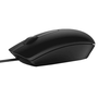 DELL MS116 мишка Офис Двуличен USB Тип-A Оптически 1000 DPI