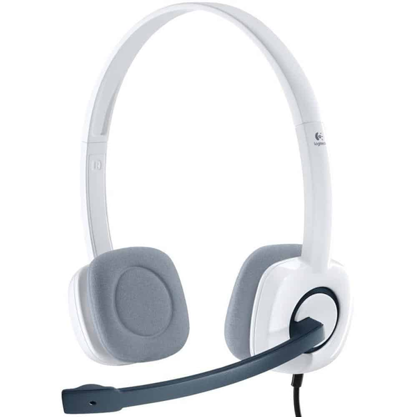 Logitech H150 Headset Ledningsført Kontor/Callcenter Hvid