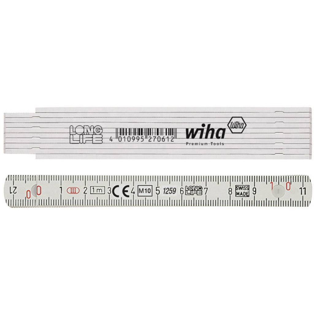 Wiha Colostok, colstok, összecsukható műanyag vonalzó 1m (27062) (27062)