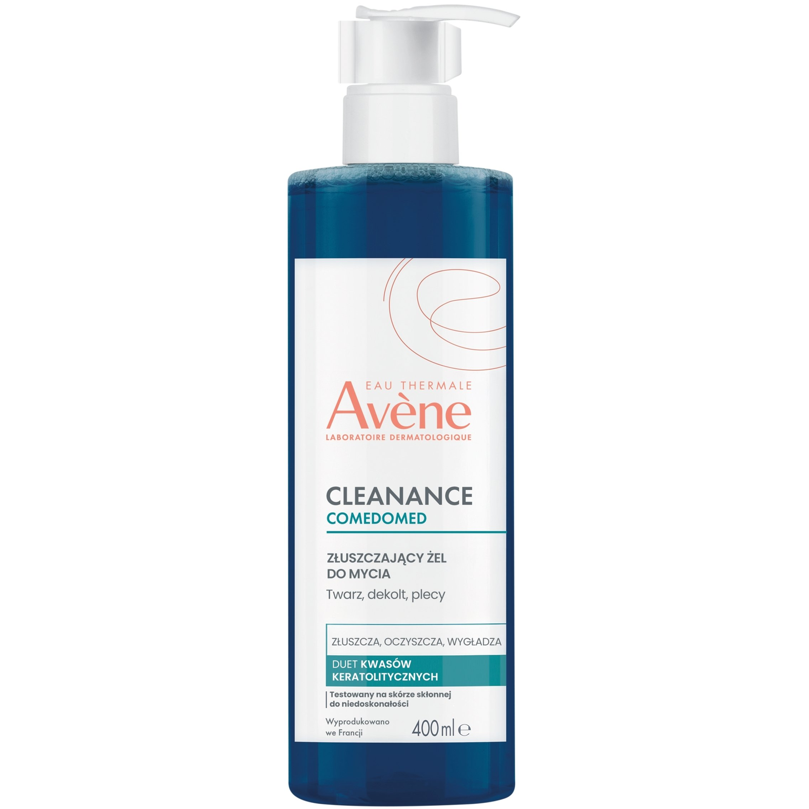 AVENE Cleanance ComedoMed hámlasztó tisztító gél, 400 ml (3282770399479)