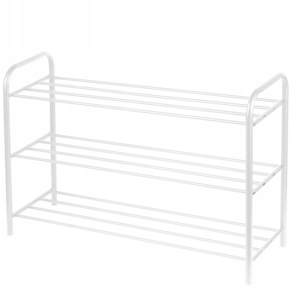 Brunbeste Półka regał stojak na buty 80cm x 26cm x 52cm biała BRUNBESTE BB-3553