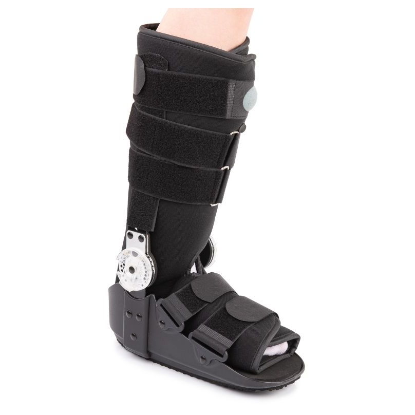 Qmed Silver Line Pneumatikus boka-láb ortézis XL méret - Fekete (QAM04051)