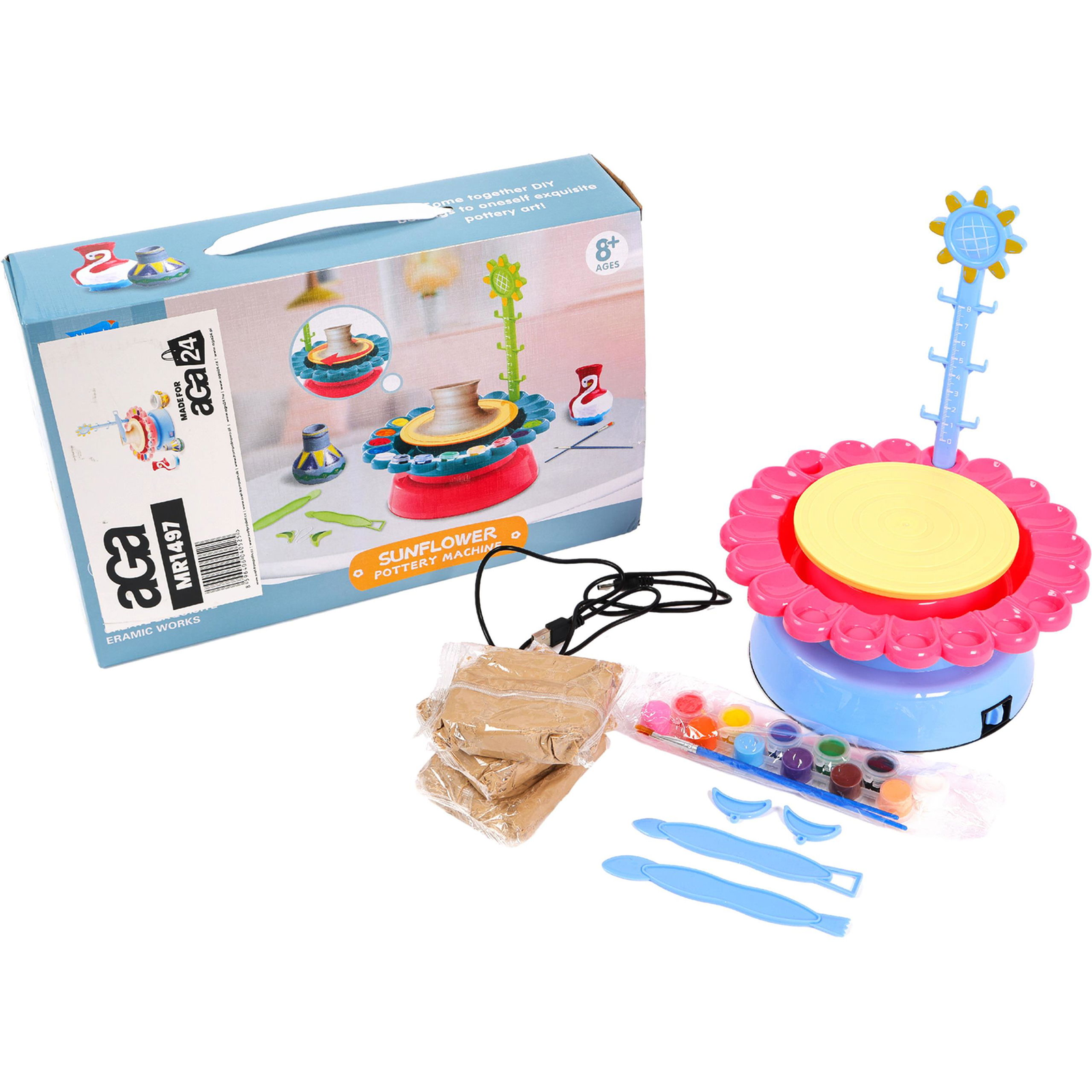 Aga Children's pottery wheel with accessories (MR1497)