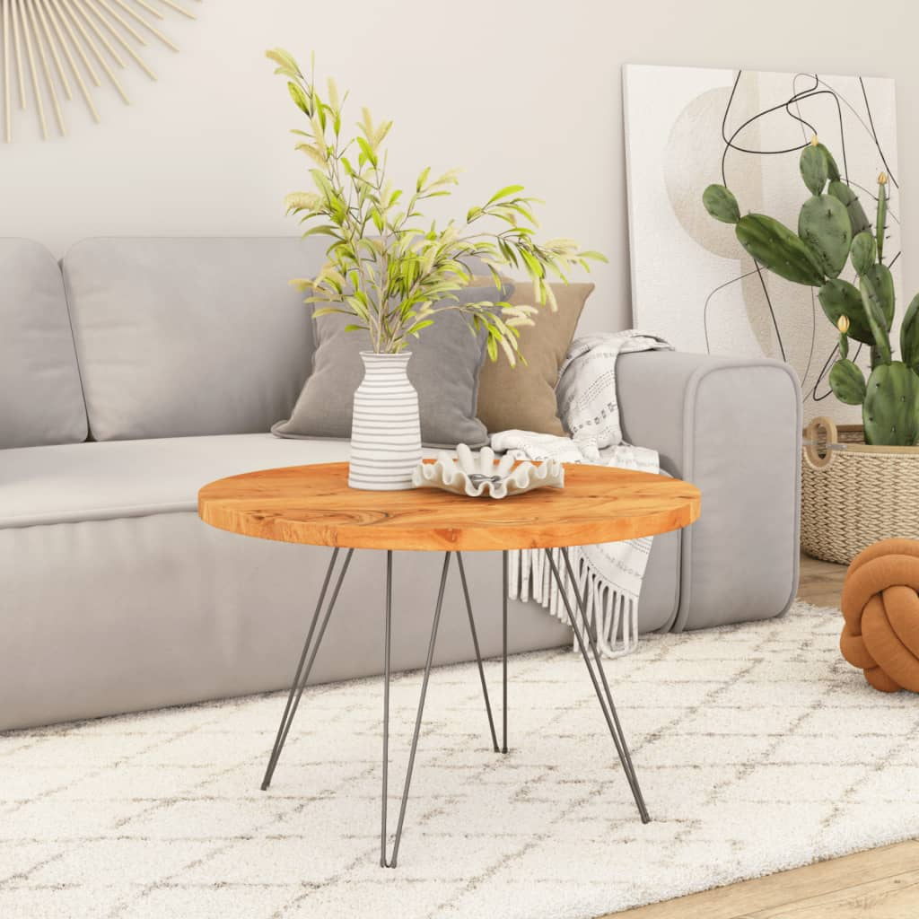 tömör akácfa kerek asztallap Ø40 x 2,5 cm (370046)