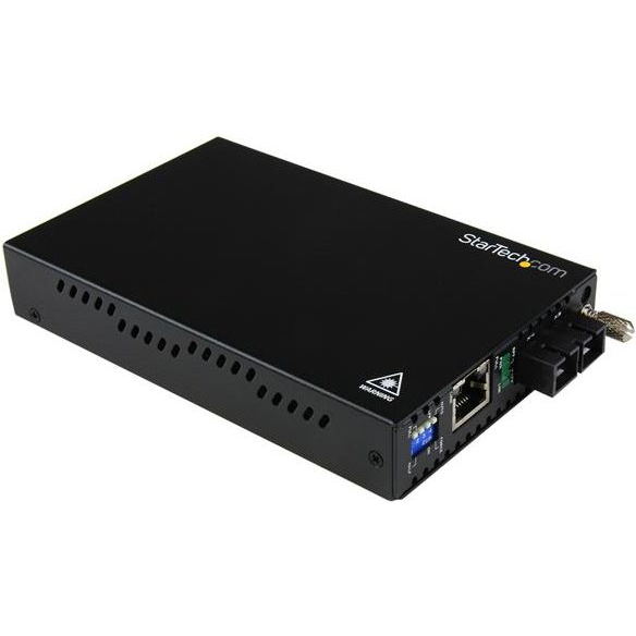 StarTech.com ET91000SC2 netwerk media converter 2000 Mbit/s 850 nm Multimode Zwart
