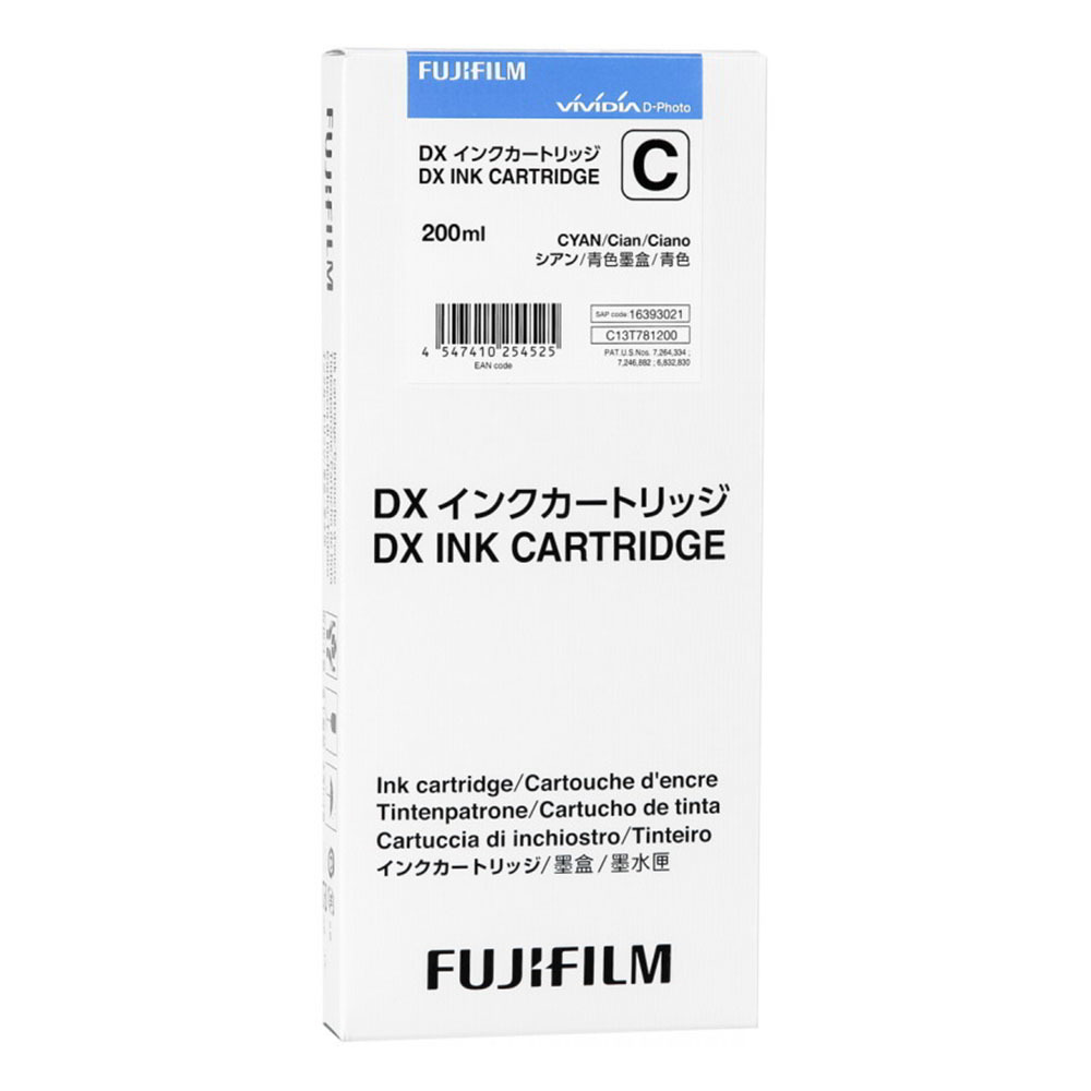 Fujifilm DX Eredeti Tintapatron Cián (70100111582)