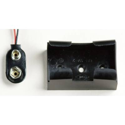 Takachi BH9V2 Elemtartó 1x 9 V-os Patent csatlakozó, Kábeles (H x Sz x Ma) 49.3 x 29.2 x 20 mm (BH9V2)