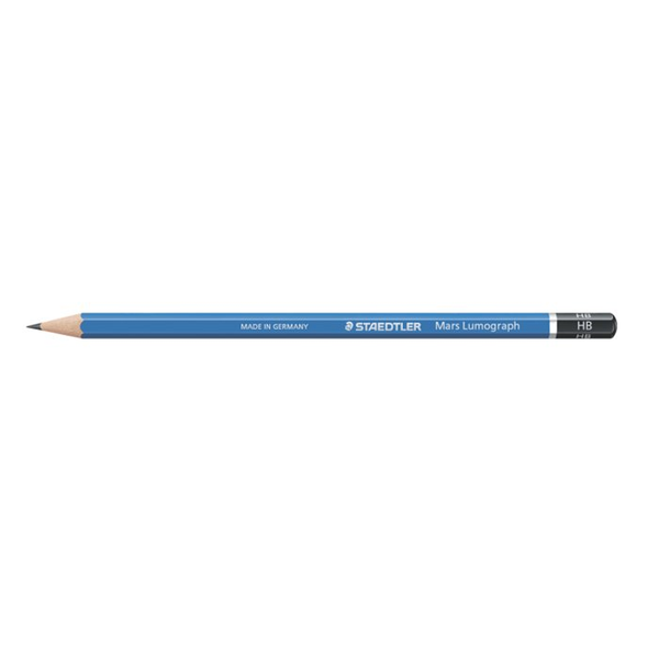 STAEDTLER Bleistift Mars Lumograph HB Sechskant