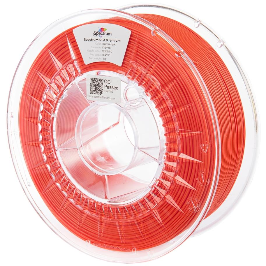 Spectrum Premium PLA 1,75 mm, Fox Orange, 1 kg (80842)