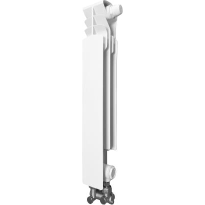  KFA Element grzejnik aluminiowy prawy G 500 F/D zasilanie dolne + zespół przyłączy kątowych 50 x 50mm zasilane krzyżowe (878-151-44)