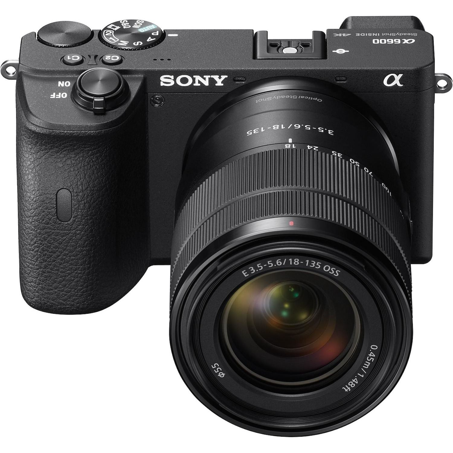 Sony ILCE-6600M Digitális fényképezőgép + 18-135mm objektív - Fekete (ILCE6600MB.CEC)
