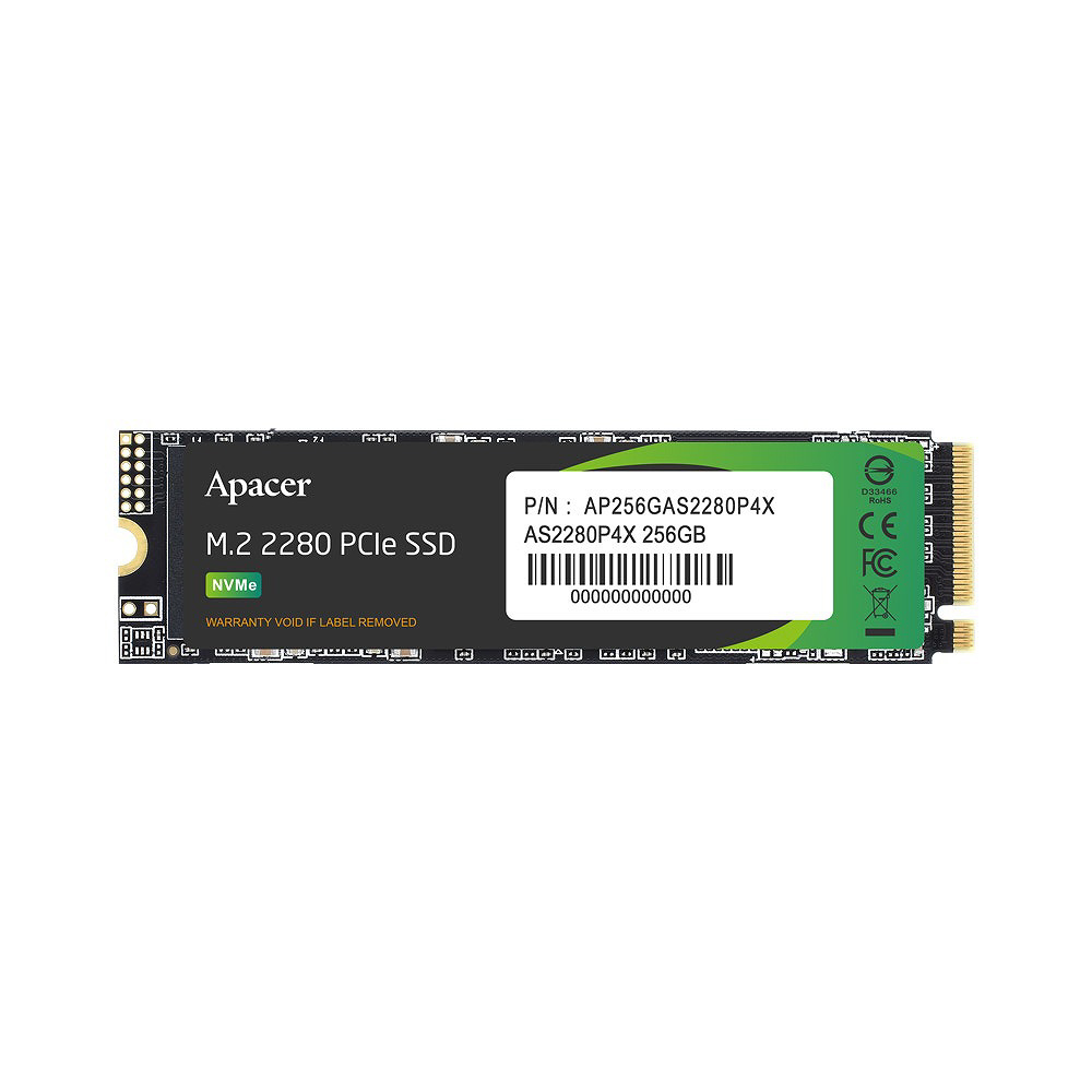 Apacer AS2280P4X 256GB M.2 NVMe SSD (AP256GAS2280P4X-1)
