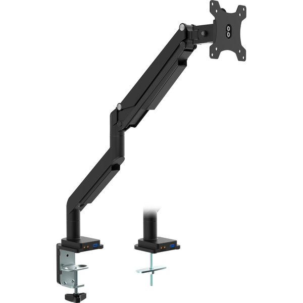 InLine 23158B Supporti a parete per TV 43,2 cm (17") Scrivania Nero