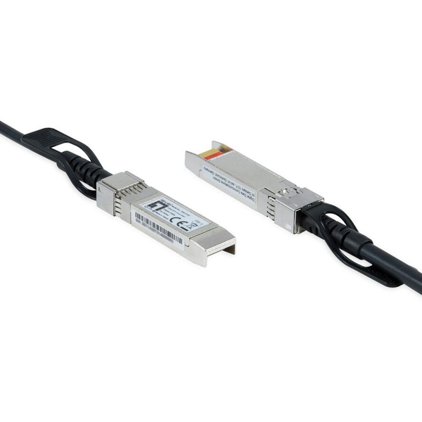 LevelOne DAC-0102 InfiniBand en Glasvezelkabel 2 m SFP+ Zwart