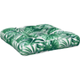 levélmintás szövet raklappárna 58 x 58 x 10 cm