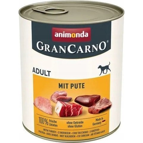 Animonda Grancarno Konzerv Pulykával - 800 gr