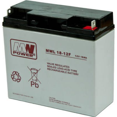 MPLPower MWL 18-12F 12 V 18Ah AGM VRLA Akkumulátor