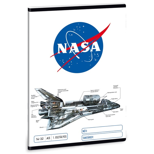 Ars Una Nasa-1 5063 A5 14-32 1.osztályos füzet (53580634)