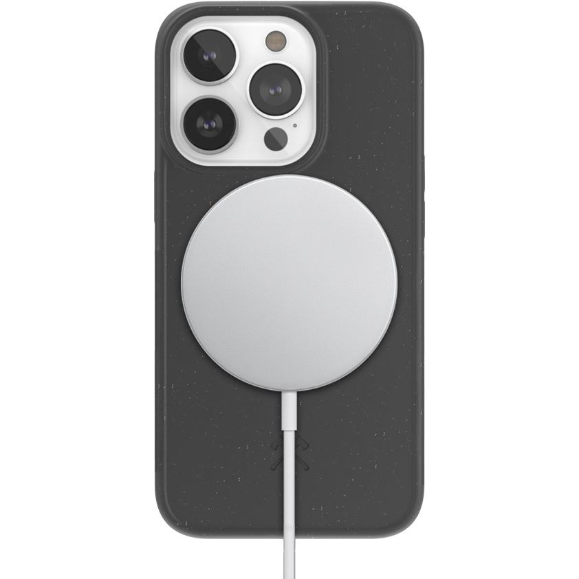 Woodcessories Bio Apple iPhone 14 Pro MagSafe Tok - Fekete (ECO672)