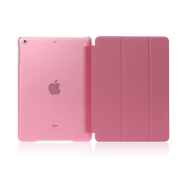BH557 калъф за iPad с преден капак за серия 6/7 9.7, розов
