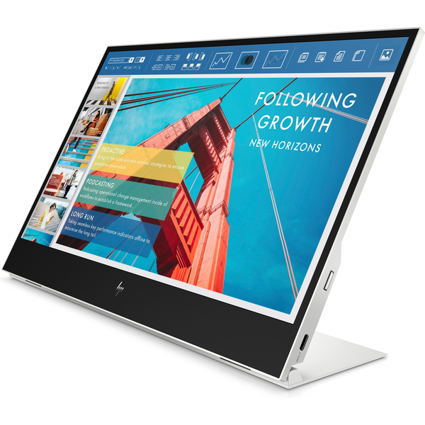 HP Clone of E14 G4 Portable Monitor 1B065AT Monitor PC 35,6 cm (14") 1920 x 1080 Pixel Full HD LCD Bianco