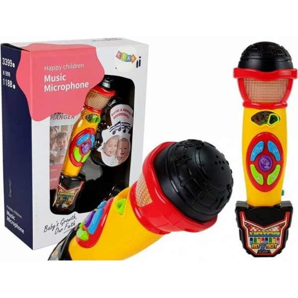 Sárga És Fekete Karaoke Mikrofon Dalok Rögzítése