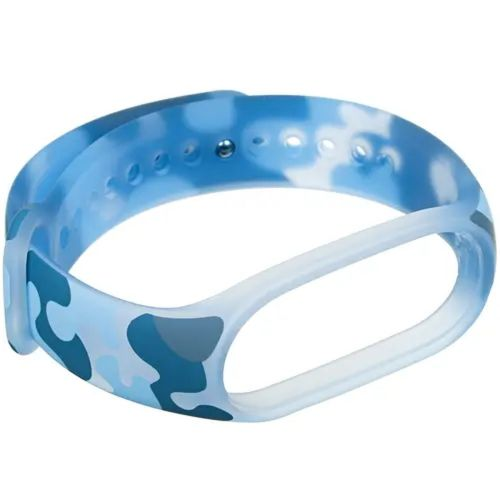 Каишка за Xiaomi Mi Smart Band 7, Син Камуфлаж