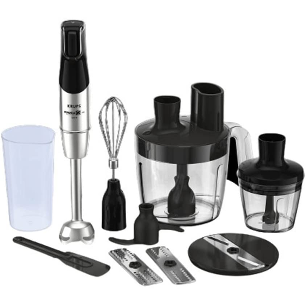 Krups Perfect Mix HZ95JD 0,8 L Ponorný mixér 1200 W Čierna, Nerezová oceľ