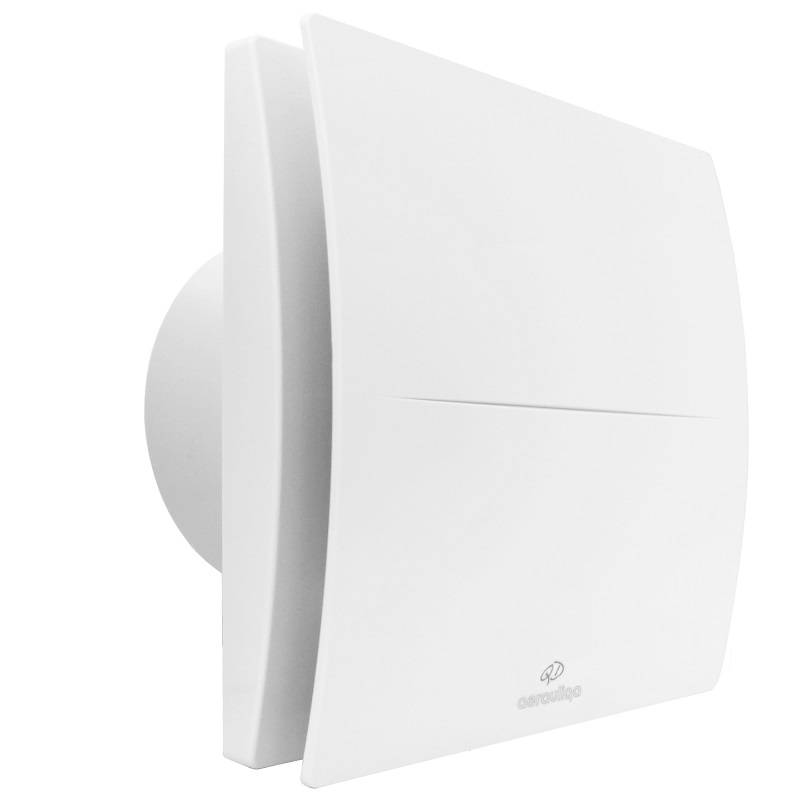 Aerauliqa QD-120T BB ventilátor utószellőztető funkcióval, beépített pillangószeleppel