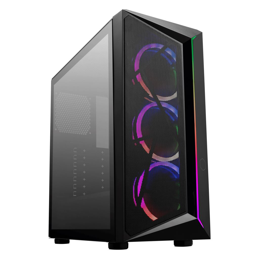 Cooler Master CMP 510 táp nélküli ablakos ház fekete (CP510-KGNN-S00) (CP510-KGNN-S00)
