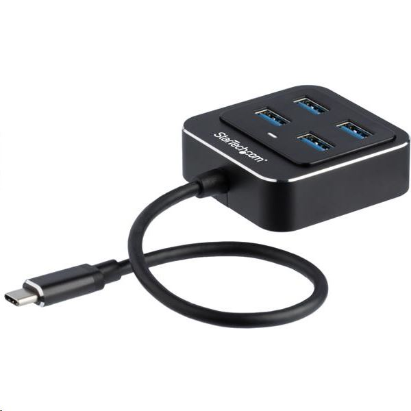 StarTech.com 4 portos USB-C HUB fekete (HB31C4AB) (HB31C4AB)
