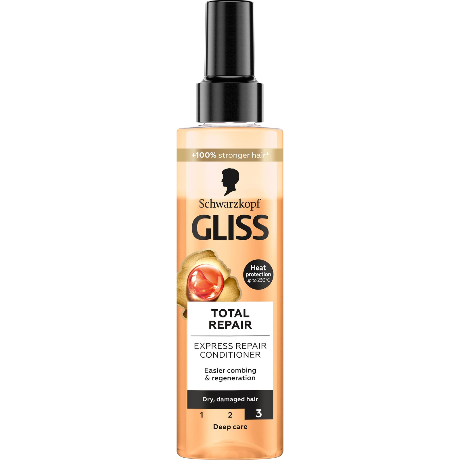 SCHWARZKOPF Gliss Total Repair - expressz, regeneráló, 200ml (4015000886864)