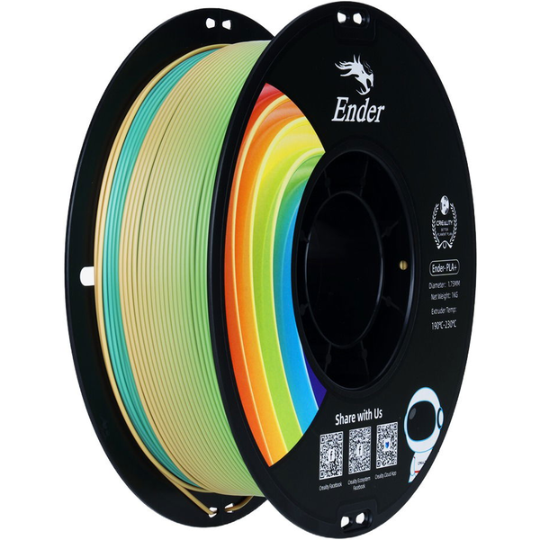 Creality 1,75mm PLA black neutral tray - 1kg, gradient