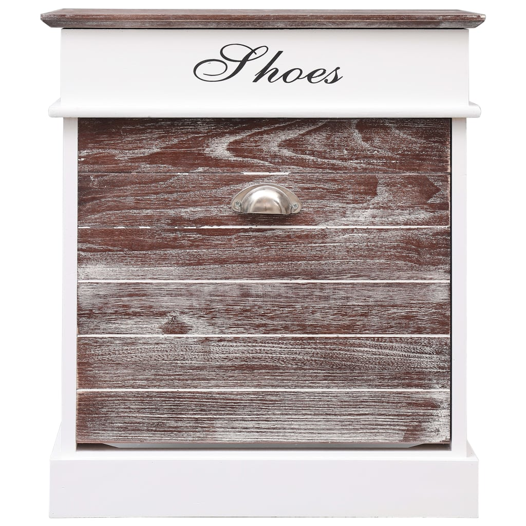 barna császárfa cipőszekrény 50 x 28 x 58 cm (284082)