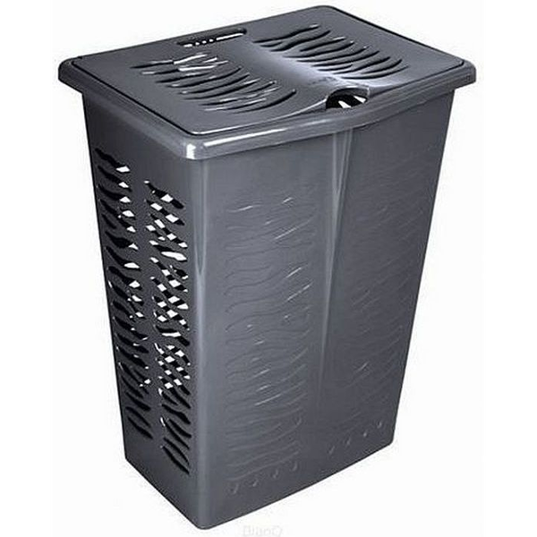 Kosz na pranie Branq Zebra 42L antracyt (BRA000056)